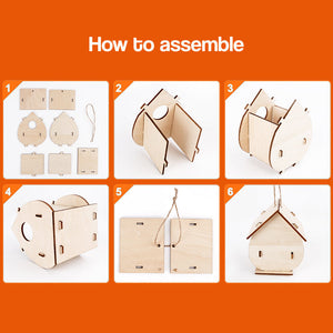 DIY Bird House (1+1 FREE)