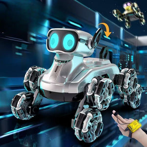 Gesture-Sensing Climbing Electric Stunt Robotic Dog