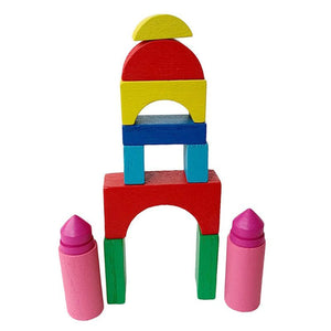 Juego De Bloques De Madera