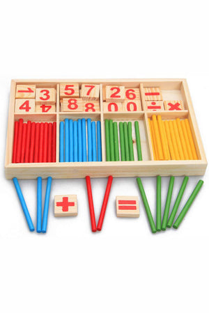 Math Wooden Counting Sticks