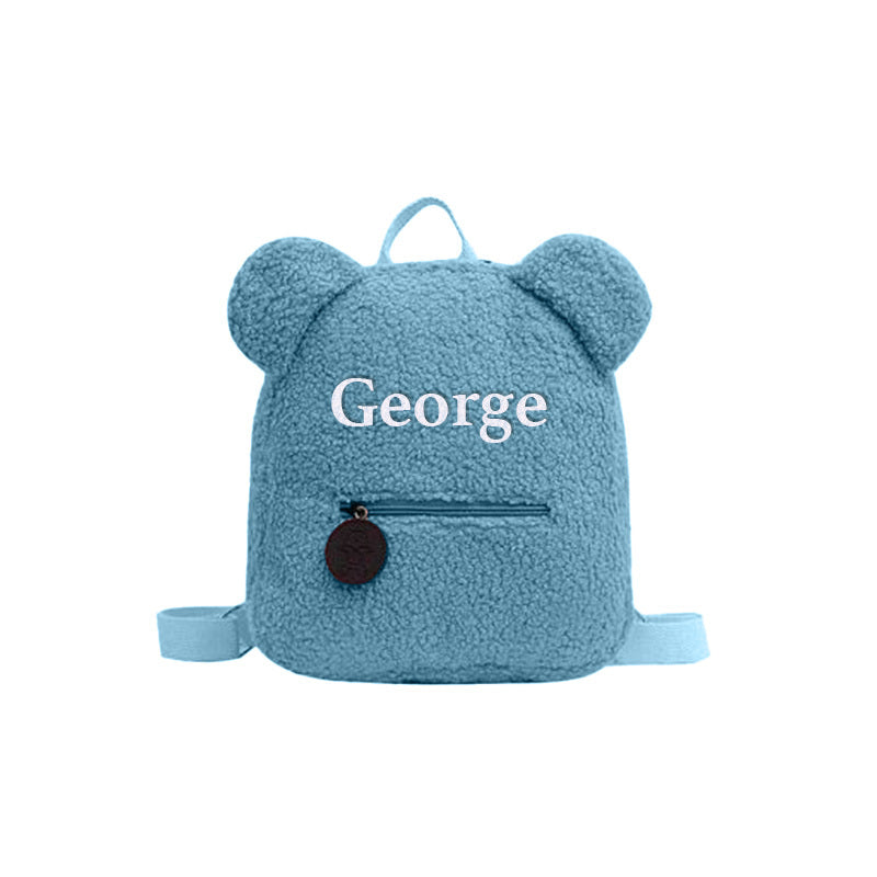 Teddy Buddy Custom Name Backpack