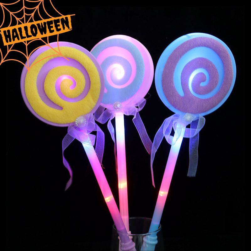 3-Piece Enchanted Halloween LED Fairy Wands
