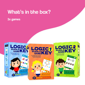 3-in-1 Logic and STEM Learning Puzzles