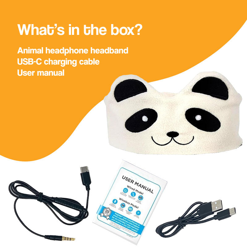 CozyTunes Ultra-Soft Animal Audio Learning Headband