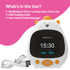 AI Powered RiseBuddy Smart Learning Alarm Clock