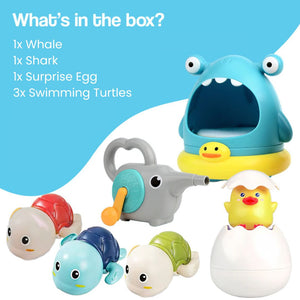 Ocean Adventure 4-in-1 Bath Play Bundle