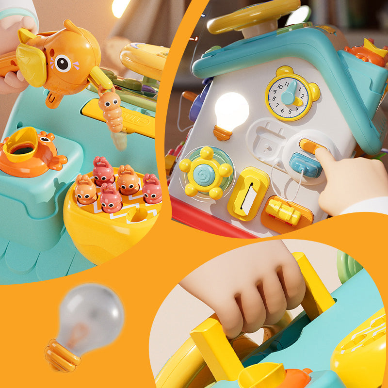 Montessori Busy House Toy for Fine Motor Skills