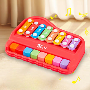 Kids Wooden Eight-Tone Percussion Xylophone Educational Toy