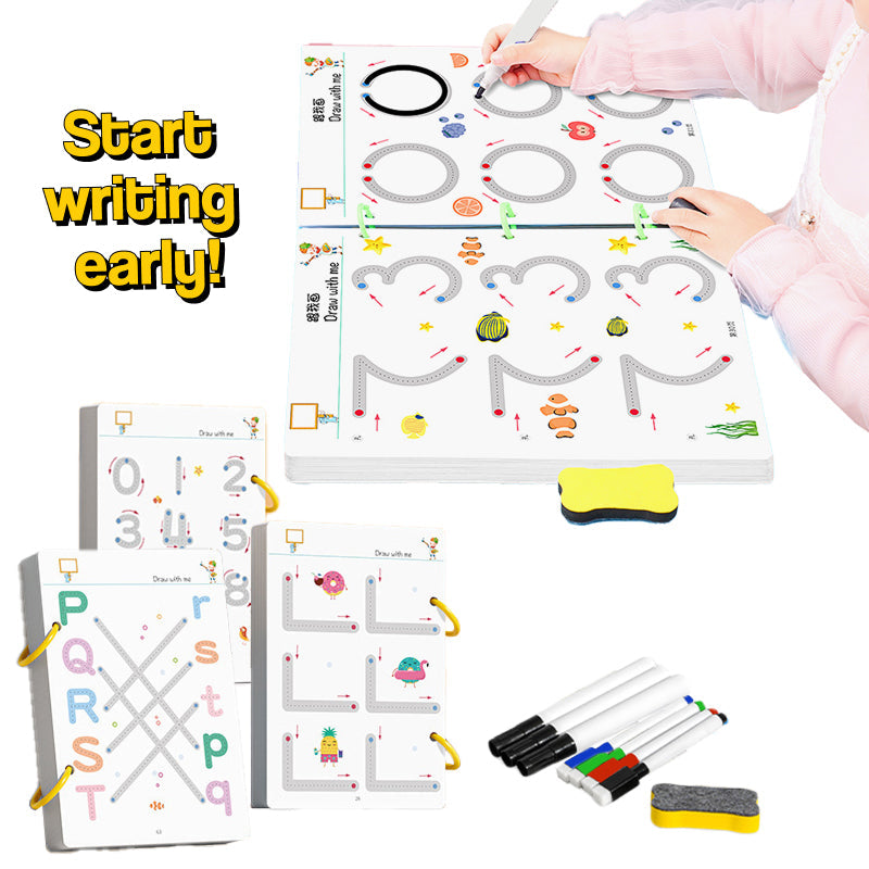 TraceMaster Toddler Writing Reusable Cards