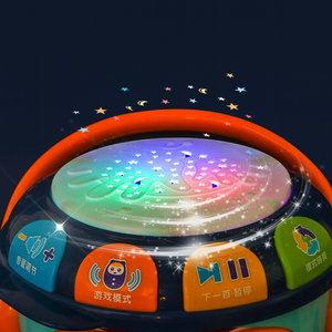 Infant Music Projection Hand-Pat Drum Educational Toy