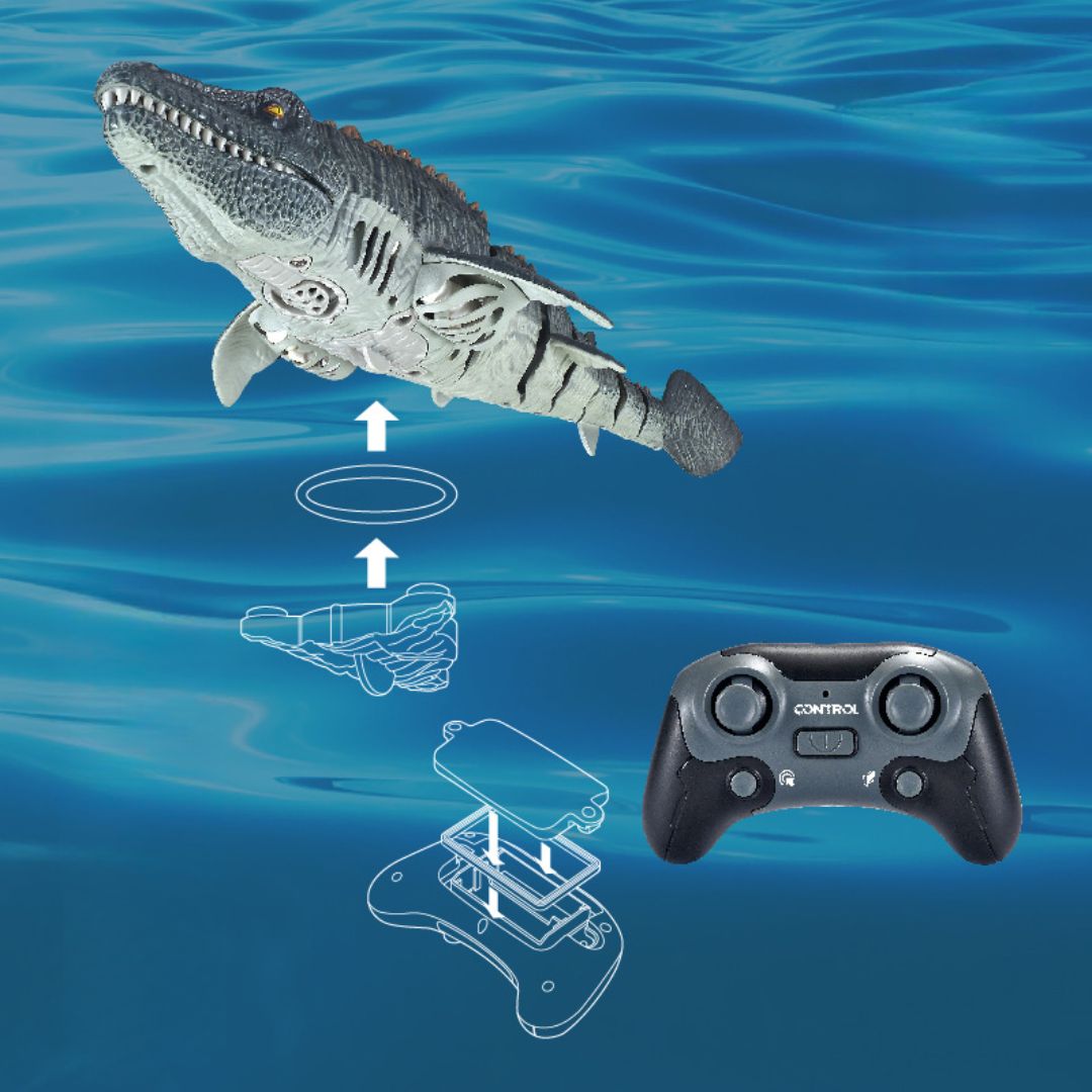 Remote Control Mosasaurus Toy Boat