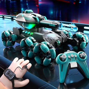 Six-Wheeled Gesture Sensing Remote Control Water Tank Car