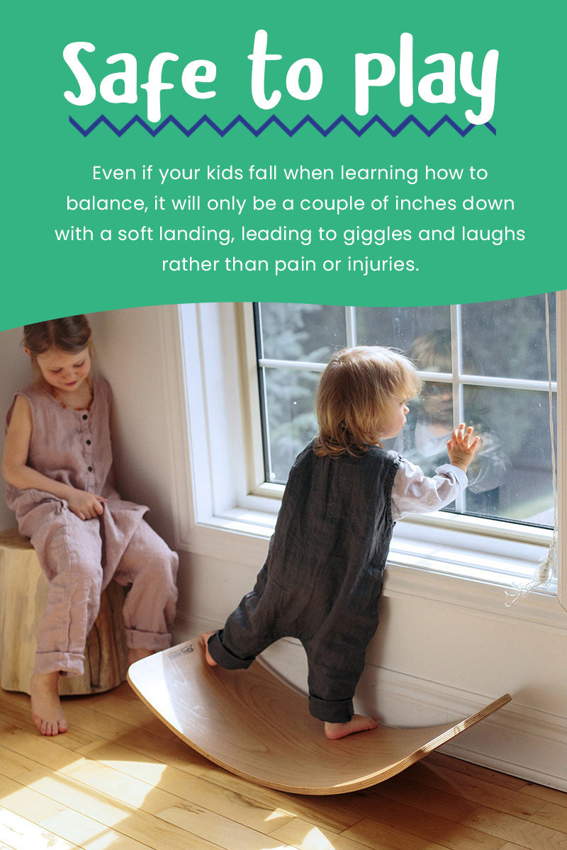 Tablero de Equilibrio Montessori de Madera