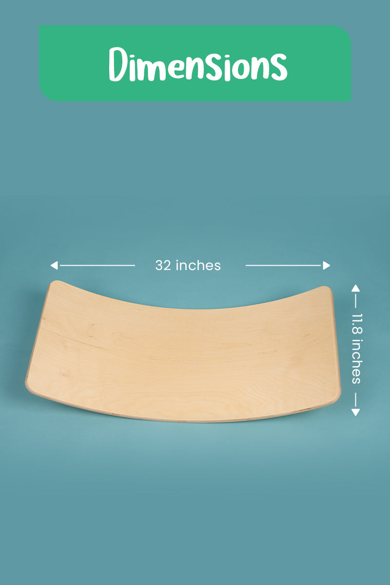 Tablero de Equilibrio Montessori de Madera