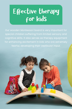 Tablero de Equilibrio Montessori de Madera