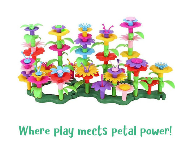 JUGUETES EDUCATIVOS PARA LA CONSTRUCCIÓN DE JARDÍNES DE FLORES