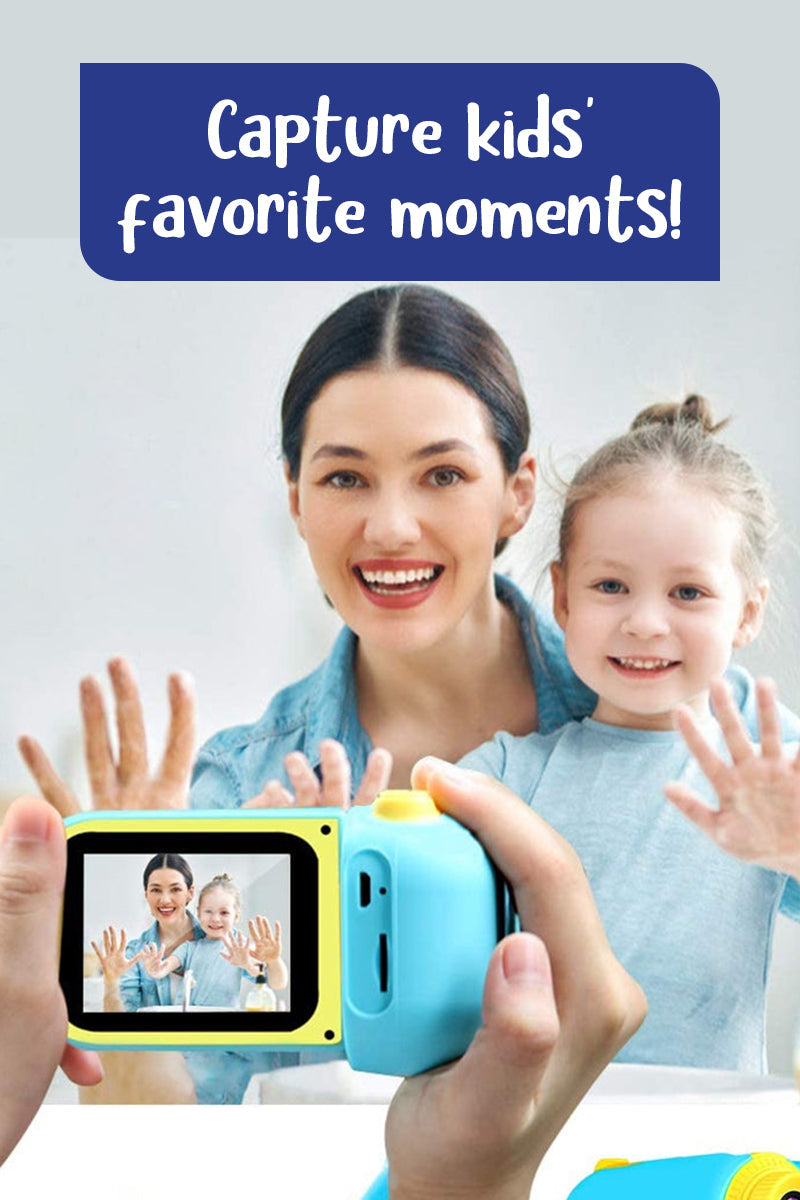 CÁMARA DIGITAL DE JUGUETE PARA NIÑOS Y GRABADORA DE VÍDEO